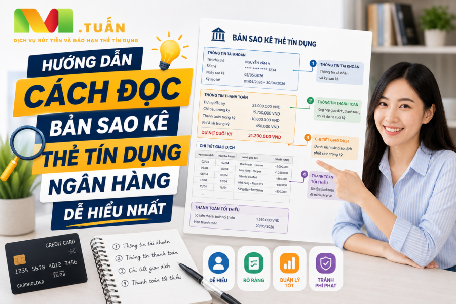 Hướng Dẫn Cách Đọc Bản Sao Kê Thẻ Tín Dụng Ngân Hàng Dễ Hiểu Nhất