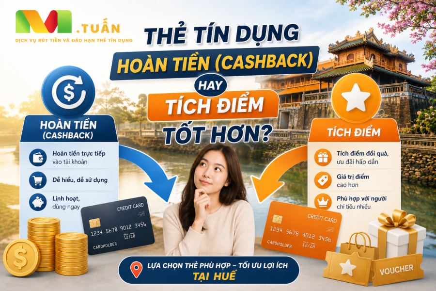 Thẻ Tín Dụng Hoàn Tiền (Cashback) Hay Tích Điểm Tốt Hơn?