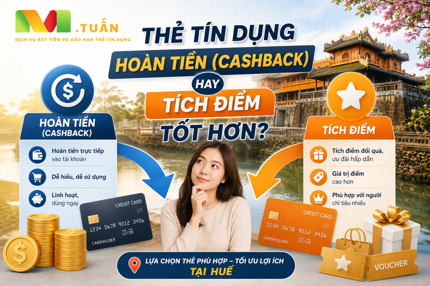Thẻ Tín Dụng Hoàn Tiền (Cashback) Hay Tích Điểm Tốt Hơn?